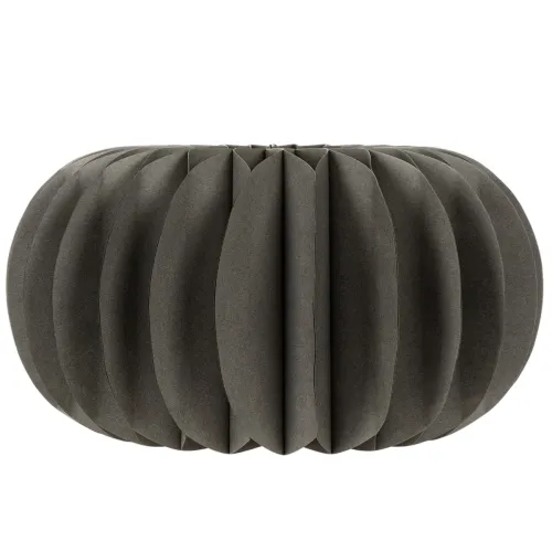 Pumpkin honeycomb paper table decoration, foldable, round, 34cm, 2 pieces | Floristik24.ie
