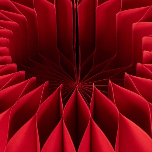 Honeycomb paper pumpkin decoration paper 34cm 2pcs | Floristik24.ie
