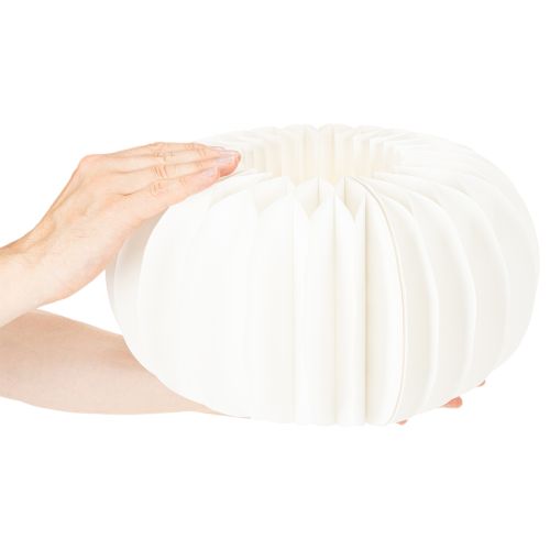 Paper decorative ball, modern pumpkin decoration, honeycomb paper, 34cm, 2 pieces | Floristik24.ie