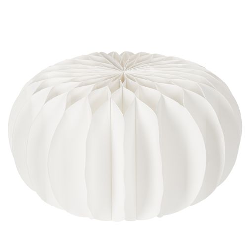 Paper decorative ball, modern pumpkin decoration, honeycomb paper, 34cm, 2 pieces | Floristik24.ie