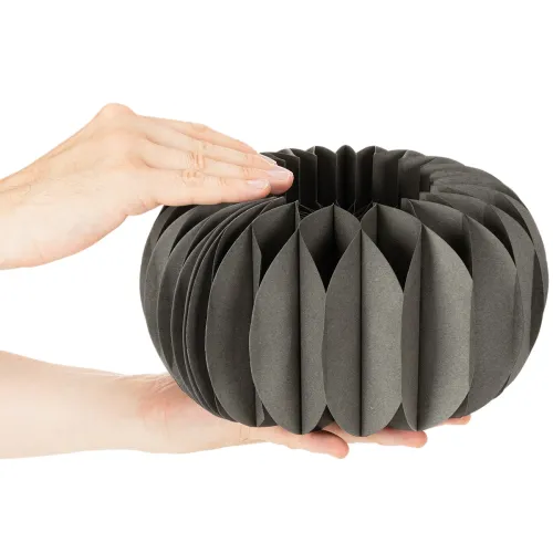 Honeycomb paper pumpkin paper decorating ring 24cm 4pcs | Floristik24.ie