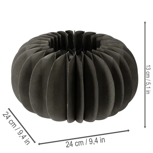 Honeycomb paper pumpkin paper decorating ring 24cm 4pcs | Floristik24.ie