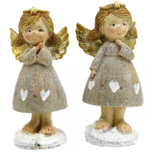 Product Deco angel Christmas angel angel figure angel pair H10cm 2pcs