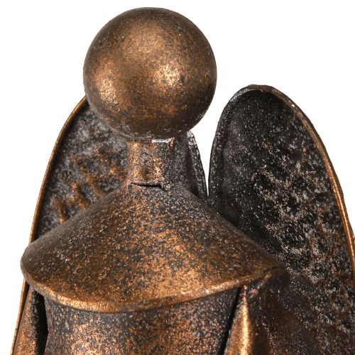 Floristik24 Decoration Angel with Star Metal Christmas Bronze H52cm