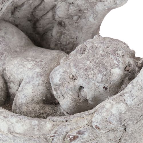 Product Decorative angel sleeping with wings angel figure grave 22.5cm