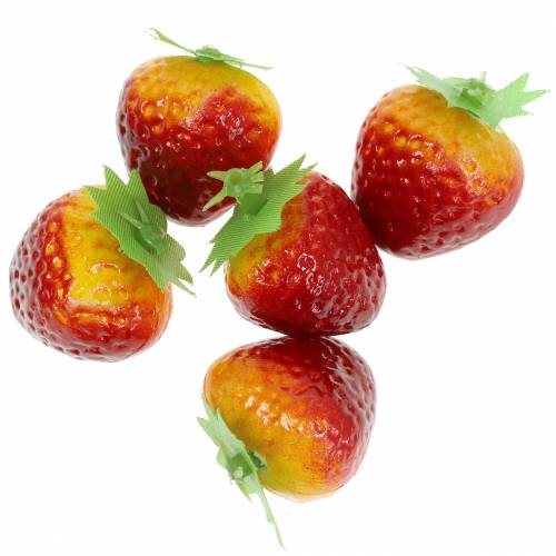 Floristik24 Decorative strawberries 2.5cm 12 pcs