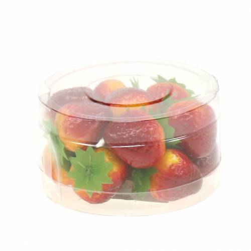 Floristik24 Decorative strawberries 2.5cm 12 pcs