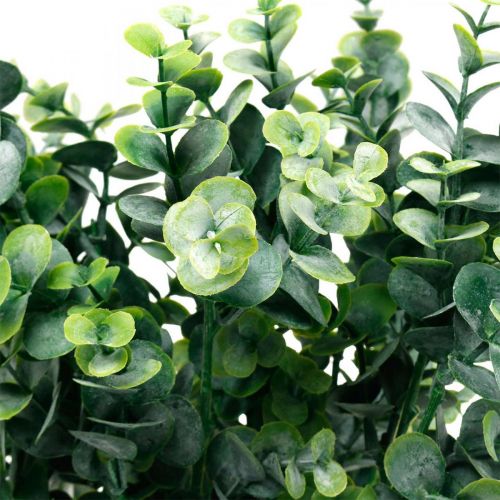 Product Decorative Eucalyptus Branch Dark Green Artificial Eucalyptus Artificial Green Plants 6pcs
