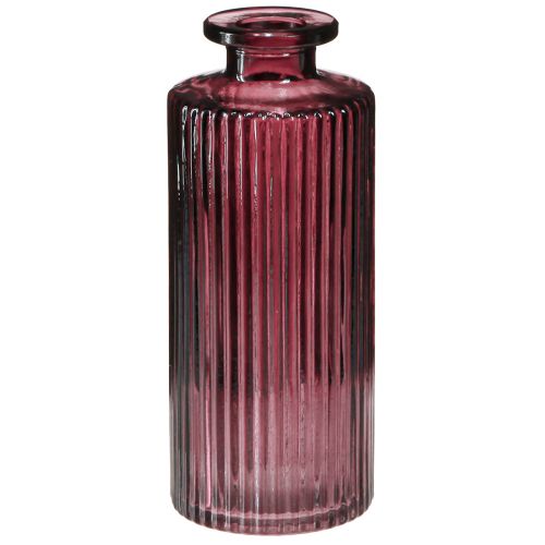 Product Decorative bottles glass retro mini vases Berry H13cm 6 pcs