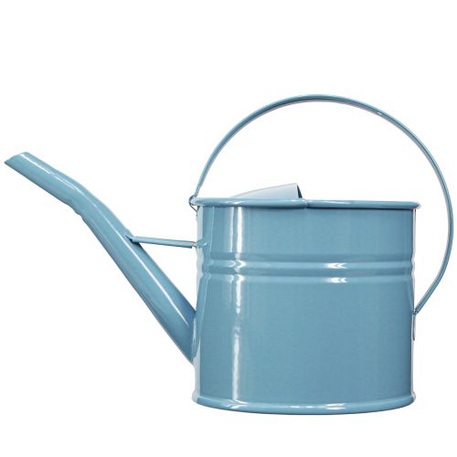 Product Decorative Watering Can Flower Pot Blue Metal 28x13x17cm 1.25l Garden Balcony Decoration