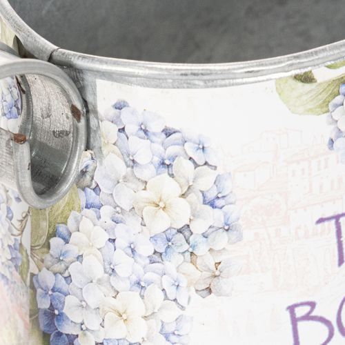 Decorative Watering Can Hydrangea Metal Vintage Flowers 30x11x14.5cm | Floristik24.ie