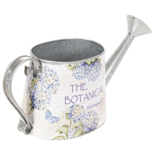Decorative Watering Can Hydrangea Metal Vintage Flowers 30x11x14.5cm | Floristik24.ie
