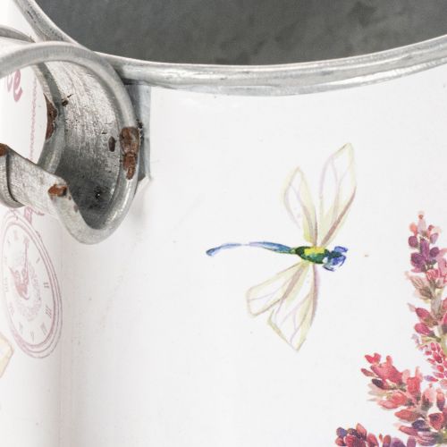 Decorative metal watering can, lavender, retro garden design, 30×11×14.5cm | Floristik24.ie