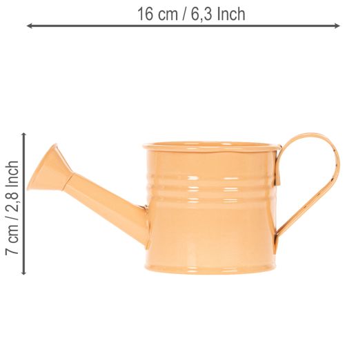 Decorative Watering Can Planter Set, Metal, 8-Piece, Multicolored, 16.5x7cm - Ideal Plant Containers for Balcony &amp; Kitchen | Floristik24.ie