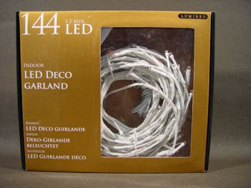 Floristik24 LED willow garland 144 light chain 1.5m cold white