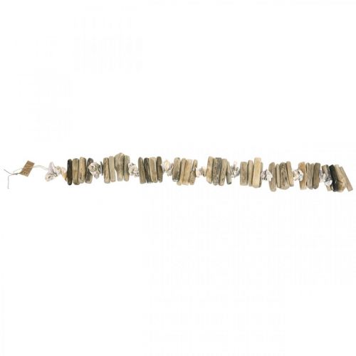 Product Deco garland shells and driftwood 90cm