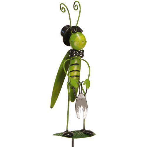 Product Decoration Grasshopper on Stick Garden Decoration Metal Assorted 77cm 2pcs