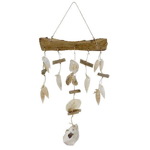 Floristik24 Decorative hanger with shells 19.5cm x 41cm