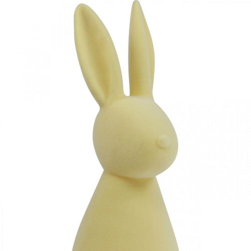 Product Deco Bunny Deco Easter Bunny Flocked Yellow H47cm