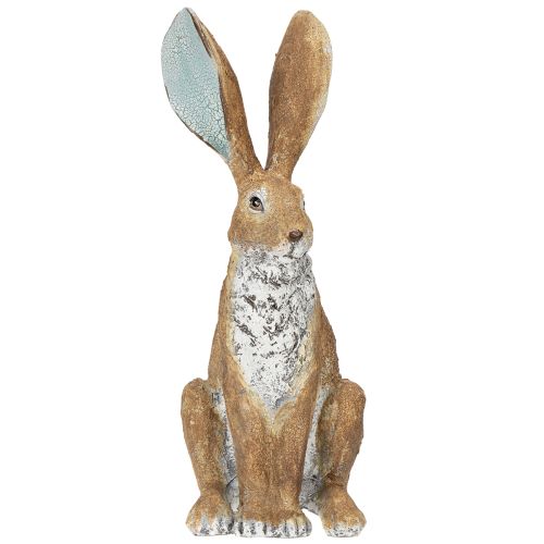 Product Decorative rabbit figurine for springtime home accents, 32cm, 2 pieces
