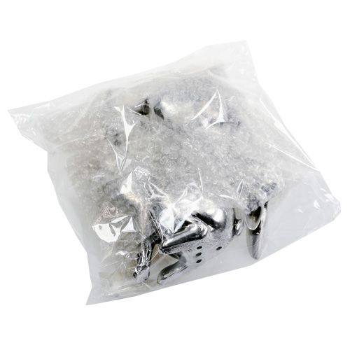 Floristik24 Decorative bunnies silver 15cm 2pcs