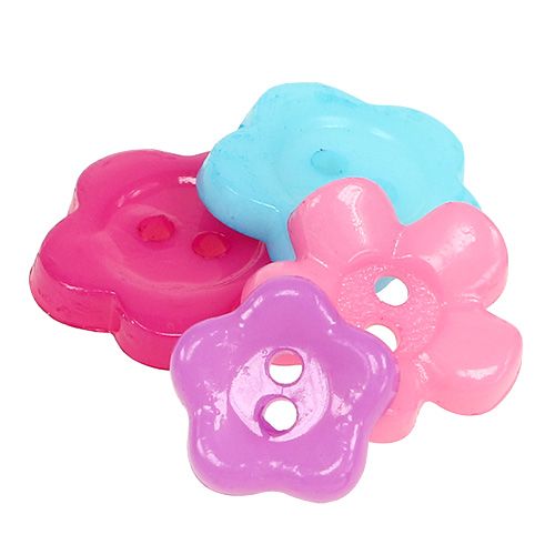 Floristik24 Decorative buttons colored Ø1.2cm - 1.5cm 270pcs