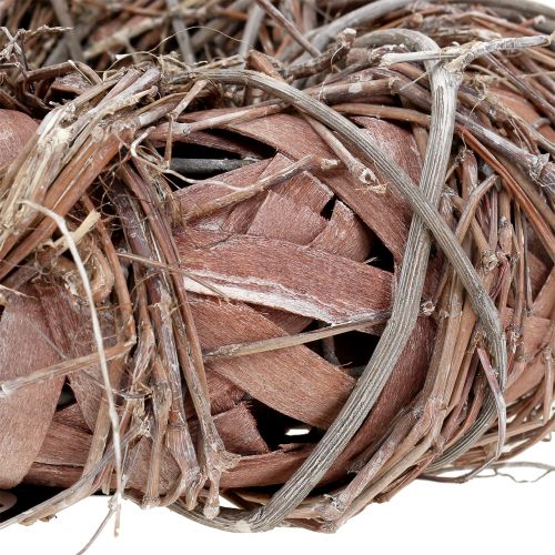 Floristik24 Decorative wreath nature Ø43cm washed white