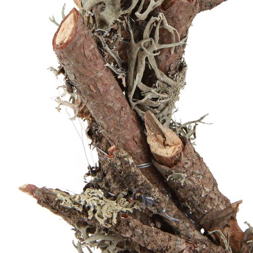 Product Decorative wreath, door wreath, natural wreath, oakmoss, Ø30cm, Advent wreath, Christmas wreath