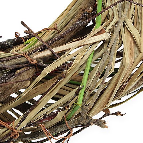 Floristik24 Decorative wicker wreath Ø35cm nature