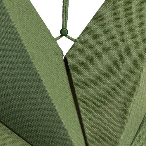 Product Decorative star made of paper and jute for hanging, a festive eye-catcher.