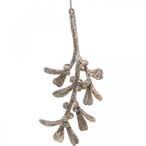 Floristik24 Decorative mistletoe pendant Christmas tree decoration 16.5 cm 12 pieces
