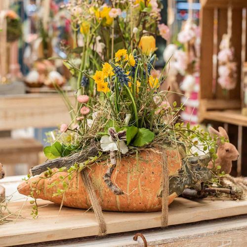Decorative carrot, concrete decoration for planting, Easter, carrot plant pot, spring decoration L28cm