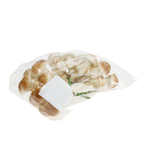 Product Decorative mushroom on wire 3cm - 5cm 24 pcs