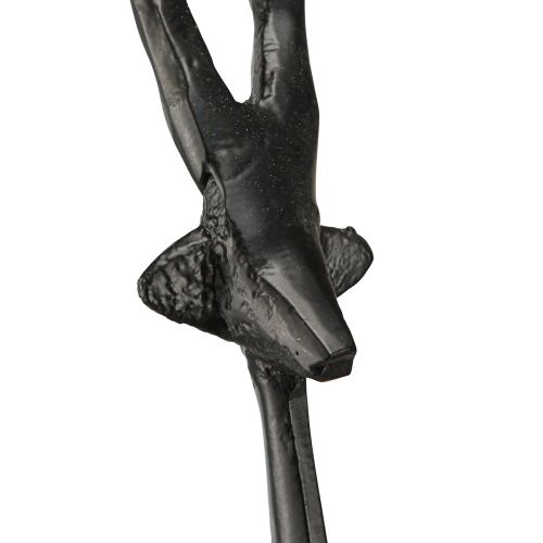 Floristik24 Decorative reindeer metal decoration figure in black 15cmx8cmx53cm