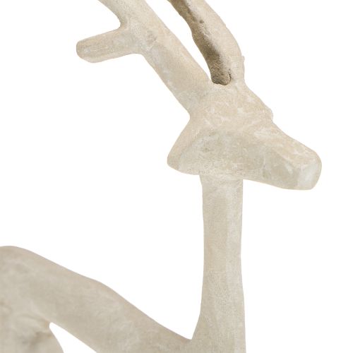 Product Reindeer figurine Metal figurine deer Grey clay optics H35cm