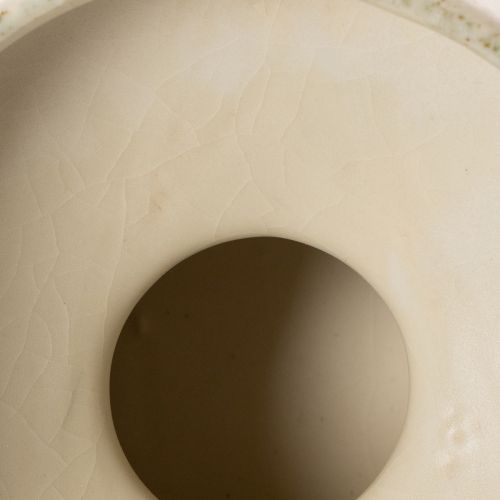 Decorative bowl ceramic bowl cream grey green Ø20cm H16cm | Floristik24.ie