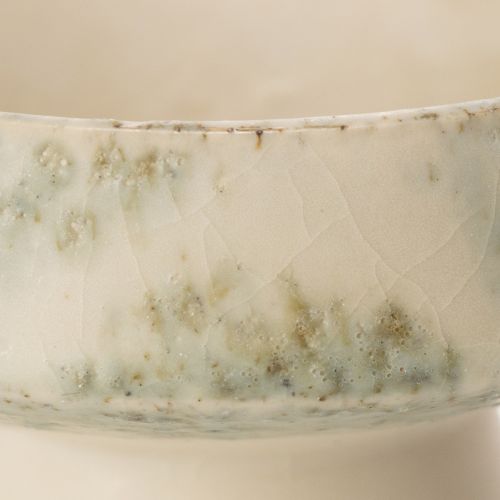 Decorative bowl ceramic bowl cream grey green Ø20cm H16cm | Floristik24.ie