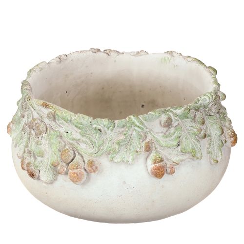 Decorative bowl, cast stone, acorn planter, Ø20cm H10cm