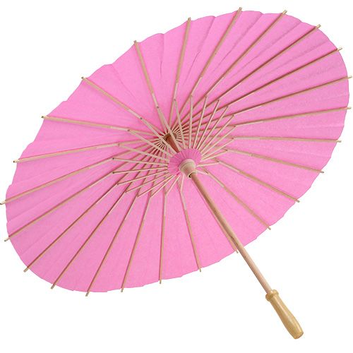 Floristik24 Decorative umbrella pink Ø60cm H42cm