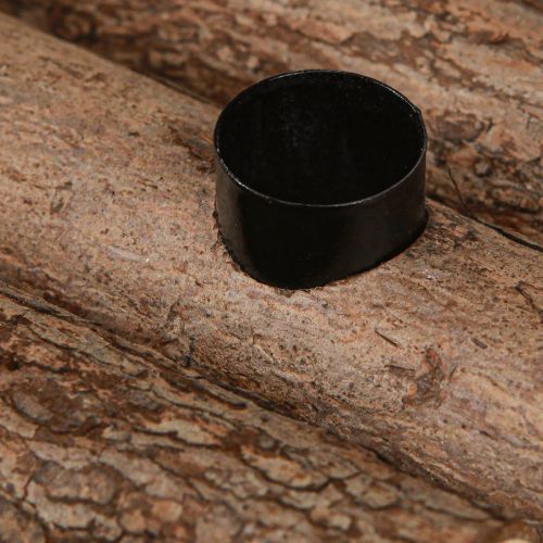 Floristik24 Decorative sleigh wood bark 4 candle holders 40×12.5cm