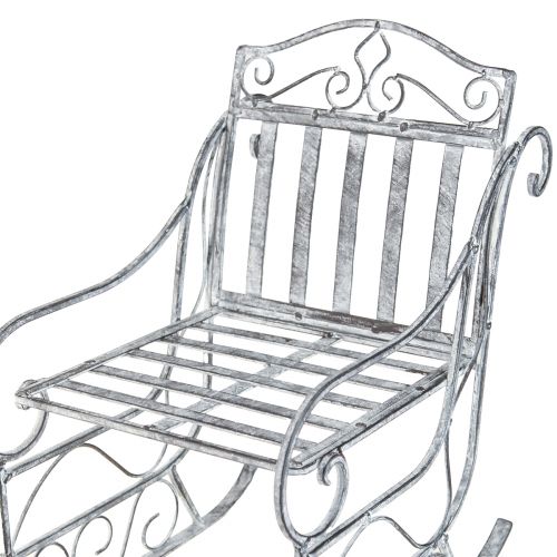 Product Decorative sleigh white washed sleigh metal 47×21×32,5cm