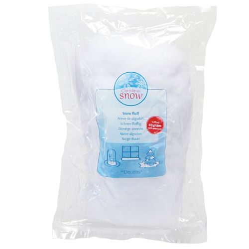 Floristik24 Decorative Snow Fluffy Snow Cushion Decorative Snow 40g