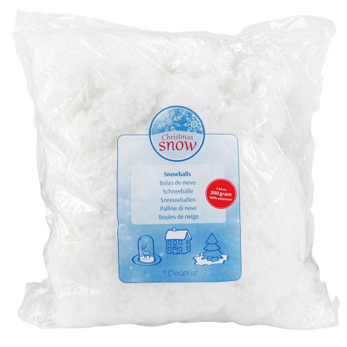 Product Decoration Snow Snowflakes Snow Cotton Wool Winter White 200g