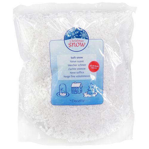 Product Decoration Snow Snowflakes White Winter Decoration White 2.8l