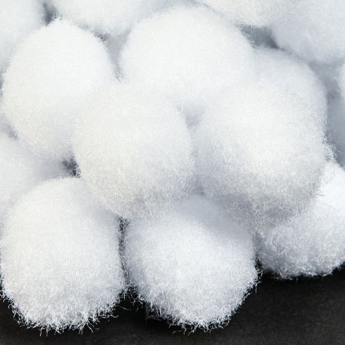 Product Decorative Snowball Mini Ø2cm White Snow Globes 320 pcs 4 Bags