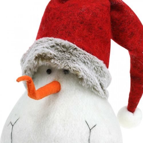 Floristik24 Deco snowman with hat Advent decoration Christmas figure H38cm