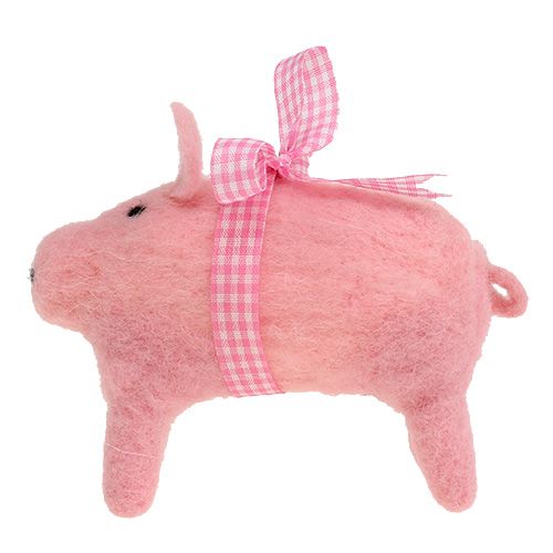 Floristik24 Decorative pig pink 11.5cm 4pcs