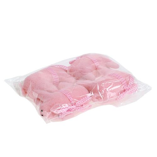 Floristik24 Decorative pig pink 11.5cm 4pcs