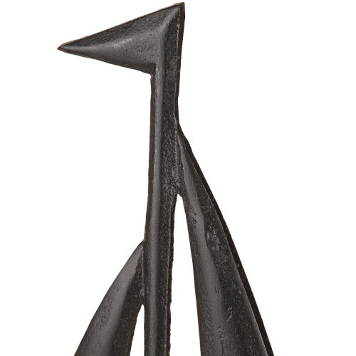 Product Decorative Sailboat Wood Metal in Natural Black H30.5cm