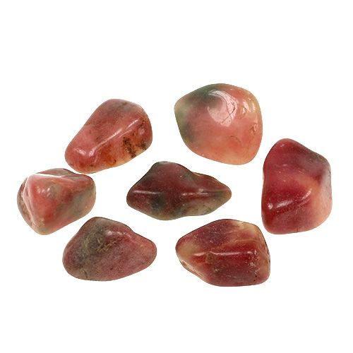Floristik24 Deco stones pink-cream glossy 4cm - 6cm 1kg